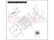 Harley-Davidson 2004 VRSC VRSCB V-ROD  - VRSCB CAM COVERS - FRONT SHOWN