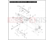 Harley-Davidson 2004 VRSC VRSCB V-ROD  - VRSCB REAR FORK, DEBRIS DEFLECTOR & BELT GUARD