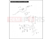 Harley-Davidson 2004 VRSC VRSCB V-ROD 98  - VRSCB 98 HANDLEBAR & THROTTLE CONTROL
