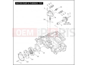 Harley-Davidson 2004 VRSC VRSCB V-ROD 98  - VRSCB 98 WATER PUMP & THERMOSTAT