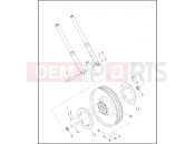 Harley-Davidson 2003 VRSC VRSCA V-ROD  - VRSCA FRONT WHEEL