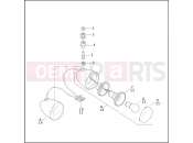 Harley-Davidson 2003 VRSC VRSCA V-ROD 98  - VRSCA 98 FRONT TURN SIGNALS