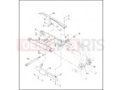 Harley-Davidson 2003 VRSC VRSCA V-ROD 98  - VRSCA 98 REAR FORK, DEBRIS DEFLECTOR & BELT GUARD