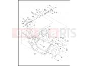FRAME, REAR FORK & JIFFY STAND - Harley-Davidson CVO ROAD KING - FLHRSEI 2002