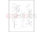 FRONT FORK - RIGHT - Harley-Davidson CVO ROAD KING - FLHRSEI 2002