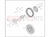 Harley-Davidson 2001 DYNA DYNA SUPER GLIDE  - FXD REAR WHEEL - LACED
