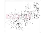 EXHAUST SYSTEM - Harley-Davidson DYNA SUPER GLIDE SPORT - FXDX 2001