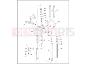 FRONT FORK - FXDWG - Harley-Davidson DYNA SUPER GLIDE SPORT - FXDX 2001