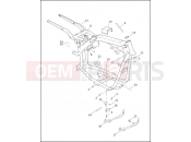 FRAME & JIFFY STAND - Harley-Davidson DYNA SUPER GLIDE T-SPORT - FXDXT 2001
