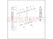 SHOCK ABSORBERS - HYDRAULIC - Harley-Davidson DYNA SUPER GLIDE T-SPORT - FXDXT 2001