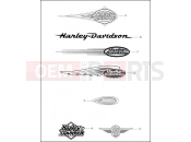 Harley-Davidson 2001 SOFTAIL HERITAGE SOFTAIL CLASSIC  - FLSTC FUEL TANK TRIM