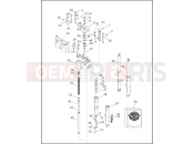 Harley-Davidson 2001 SOFTAIL HERITAGE SOFTAIL CLASSIC  - FLSTCI FRONT FORK - FLSTC/I & FLSTF/I (1 OF 2)