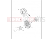 Harley-Davidson 2001 TOURING ROAD GLIDE  - FLTRI FRONT WHEEL