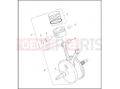 Harley-Davidson 1999 DYNA DYNA SUPER GLIDE  - FXD PISTONS & FLYWHEEL ASSEMBLY - TWIN CAM 88â¢