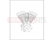 Harley-Davidson 1999 SOFTAIL HERITAGE SPRINGER  - FLSTS ENGINE ASSEMBLY - COMPLETE