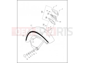 Harley-Davidson 1998 SOFTAIL FAT BOY  - FLSTF FRONT FENDER - FLSTS