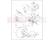 Harley-Davidson 1997 TOURING ELECTRA GLIDE CLASSIC  - FLHTC WIRING HARNESS & CONTROL MODULE - FUEL INJECTED
