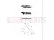 Harley-Davidson 1995 DYNA DYNA LOW RIDER  - FXDL FUEL TANK TRIM - 1996
