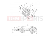 HARLEY-DAVIDSON DYNA SUPER GLIDE CONVERTIBLE  - FXDS CONV CRANKCASE - 1996