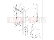 HARLEY-DAVIDSON DYNA SUPER GLIDE CONVERTIBLE  - FXDS CONV FRONT FORK - FXD, FXDL & FXDS-CON (2 OF 2)