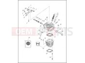 Harley-Davidson 1995 SOFTAIL SPRINGER SOFTAIL  - FXSTS CYLINDERS, VALVES & HEADS - V2â¢ EVOLUTION