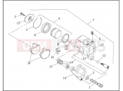 Harley-Davidson 1995 TOURING ELECTRA GLIDE STANDARD  - FLHT FRONT BRAKE CALIPER