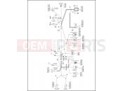 Harley-Davidson 1995 TOURING ELECTRA GLIDE STANDARD  - FLHT WIRING HARNESS, INTERCONNECT - FLTCU & FLTCUI