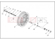 Harley-Davidson 1995 TOURING ELECTRA GLIDE CLASSIC  - FLHTC SIDECAR WHEEL