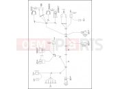 Harley-Davidson 1994 TOURING ELECTRA GLIDE CLASSIC  - FLHTC WIRING HARNESS, FAIRING - 1994