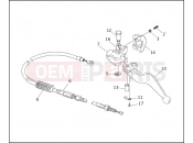 CLUTCH CONTROL - Harley-Davidson SUPER GLIDE CONVERTIBLE - FXRS CONV 1993