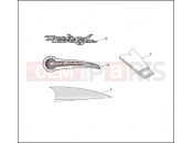 FUEL TANK TRIM - Harley-Davidson FLHTC/I SIDECAR - SIDECAR FOR FLHTC/I 1993