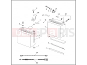 BATTERY - Harley-Davidson FLHTC/I SIDECAR - SIDECAR FOR FLHTC/I 1993