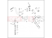 HANDLEBAR & THROTTLE CONTROL - FLHTP - Harley-Davidson FLHTC/I SIDECAR - SIDECAR FOR FLHTC/I 1993