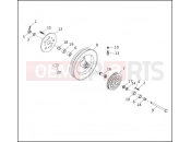 REAR WHEEL - FXRP - Harley-Davidson FLHTC/I SIDECAR - SIDECAR FOR FLHTC/I 1993