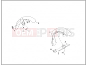 HARLEY-DAVIDSON LOW RIDER CUSTOM  - FXLR FRONT FENDERS