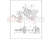 CRANKCASE (2 OF 3) - Harley-Davidson FLHTC SIDECAR - SIDECAR FOR FLHTC 1992