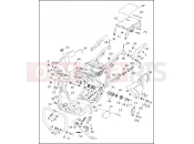 FRAME, REAR FORK & JIFFY STAND - FLHTP (1 OF 2) - Harley-Davidson FLHTC SIDECAR - SIDECAR FOR FLHTC 1992
