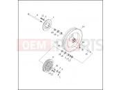 REAR WHEEL - FLHTP - Harley-Davidson FLHTC SIDECAR - SIDECAR FOR FLHTC 1992