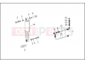 SHOCK ABSORBERS - FLHTP - Harley-Davidson FLHTC SIDECAR - SIDECAR FOR FLHTC 1992