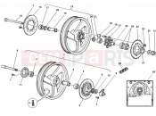 DUCATI Monster 600 Dark WHEELS » FRONT WHEEL