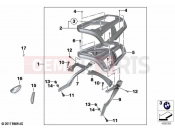 BMW Motorrad BMW 2020 C models C evolution (0C03) Luggage grid | Luggage grid