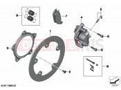 BMW Motorrad BMW 2020 C models C evolution (0C03) Front wheel brake