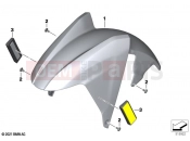 BMW Motorrad BMW 2020 C models C evolution (0C03) Front-wheel cover