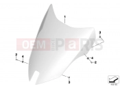 BMW Motorrad BMW 2020 C models C evolution (0C03) Windscreen