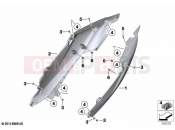 BMW Motorrad BMW 2020 C models C evolution (0C03) Trim panel, luggage compartment