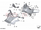 BMW Motorrad BMW 2020 C models C evolution (0C03) Handlebar fairing | Handlebar fairing