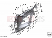 BMW Motorrad BMW 2020 C models C evolution (0C03) Headlight support primed