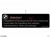 BMW Motorrad BMW 2020 C models C evolution (0C03) Label 