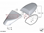 BMW Motorrad BMW 2020 C models C evolution (0C03) Seat bench