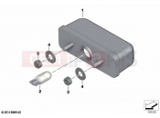 BMW Motorrad BMW 2020 C models C evolution (0C03) Registration plate lamp